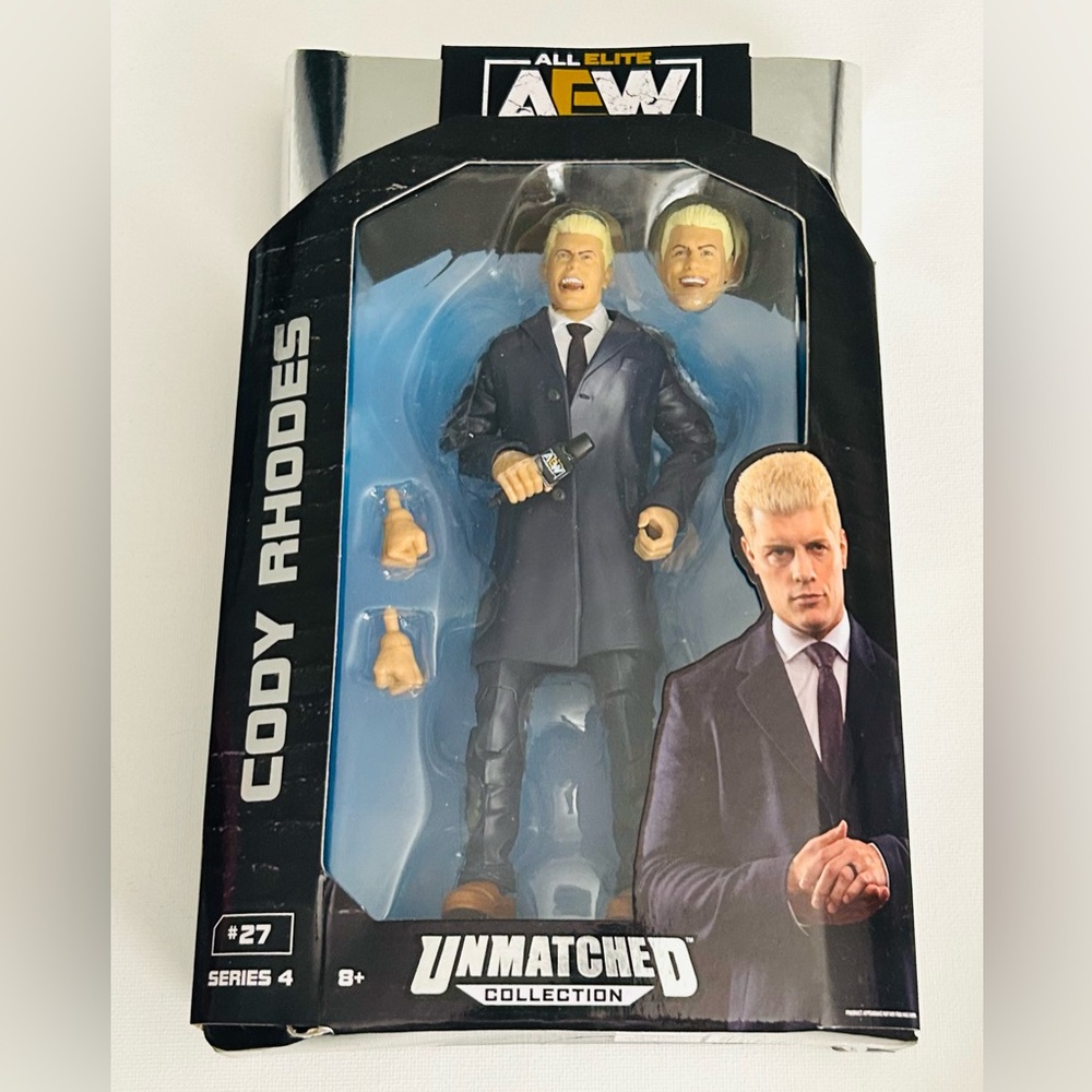 💎AEW Cody Rhodes #27 Series 4- Unmatched Collection Figure with accessories